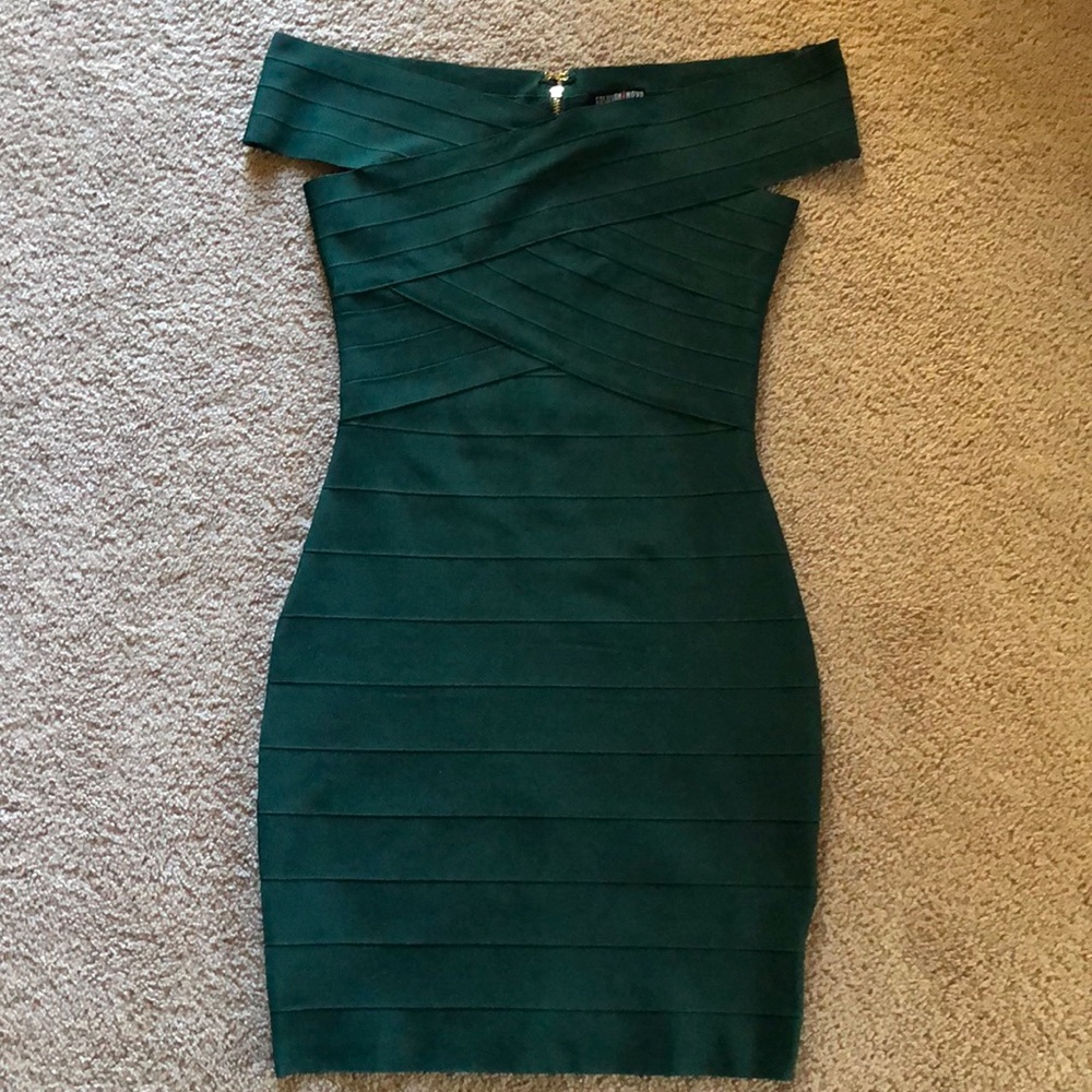 Fashion Nova Off the Should Dress